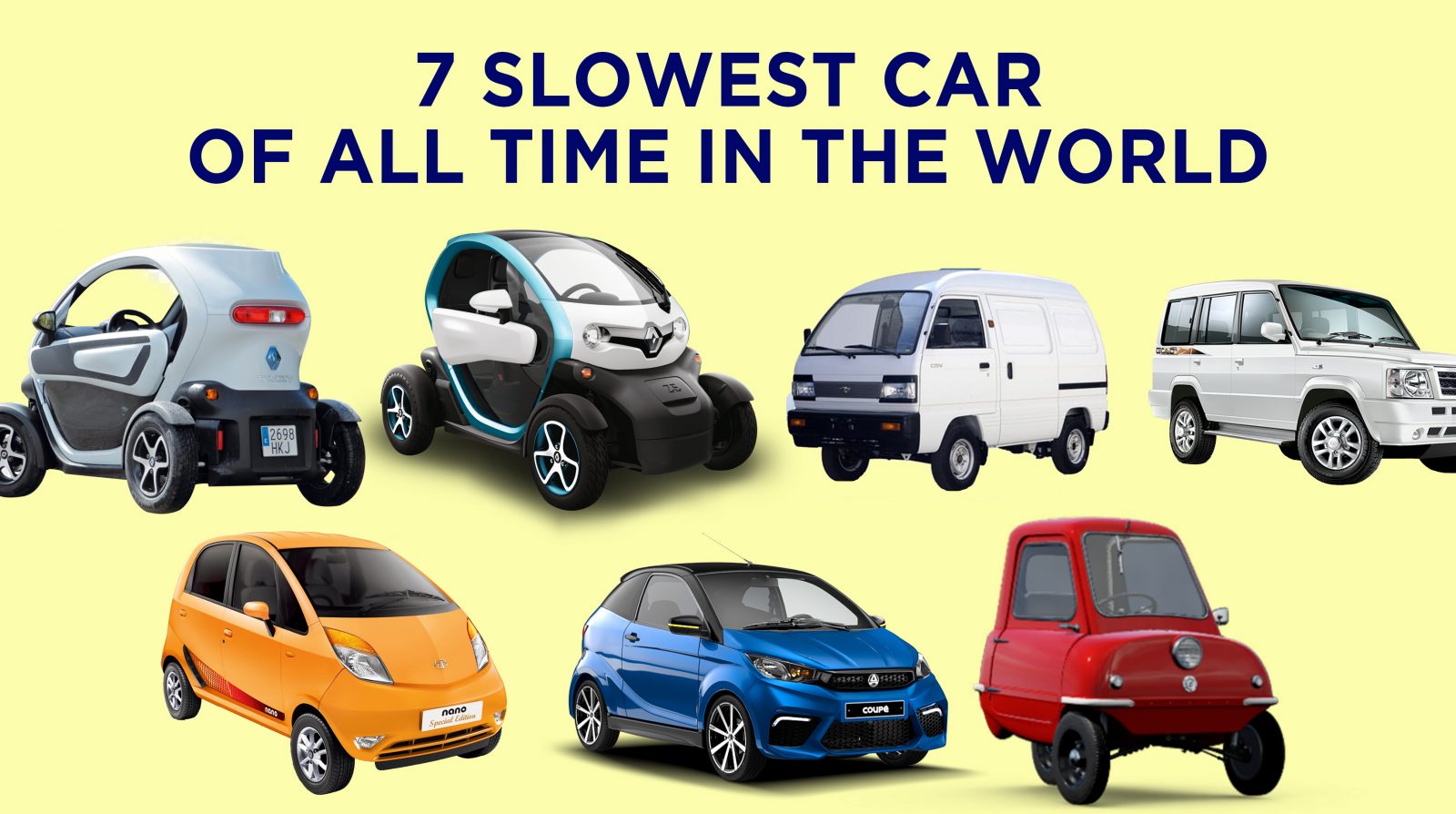 7 Slowest Car Of All Time In The World - Cardokan.com