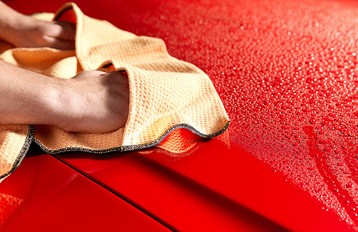 Drying The Car